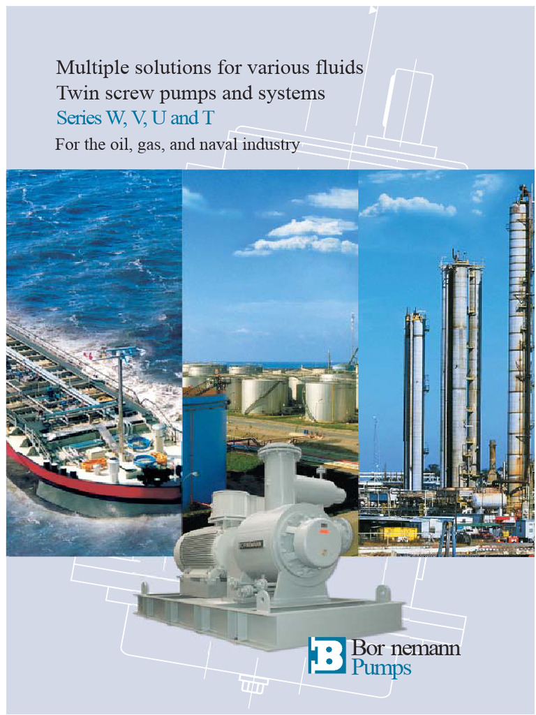 Helical Twin Screw Pumps Overview | PDF | Pump | Bearing (Mechanical)