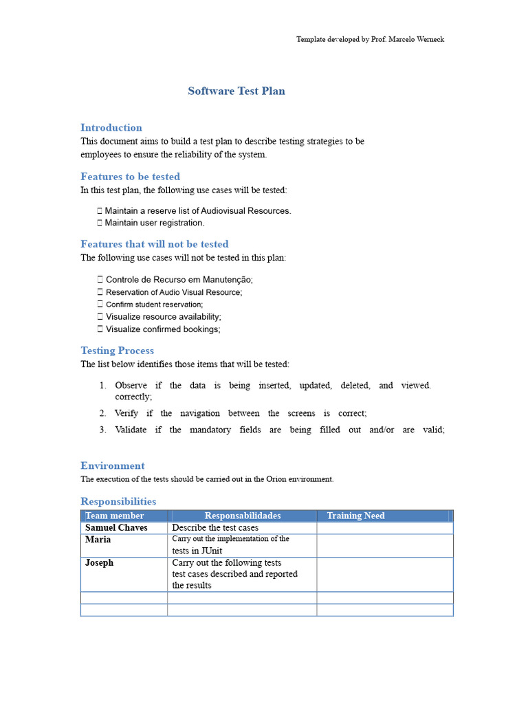 Activity 3 - Software Test Plan | PDF | Software Testing | Use Case