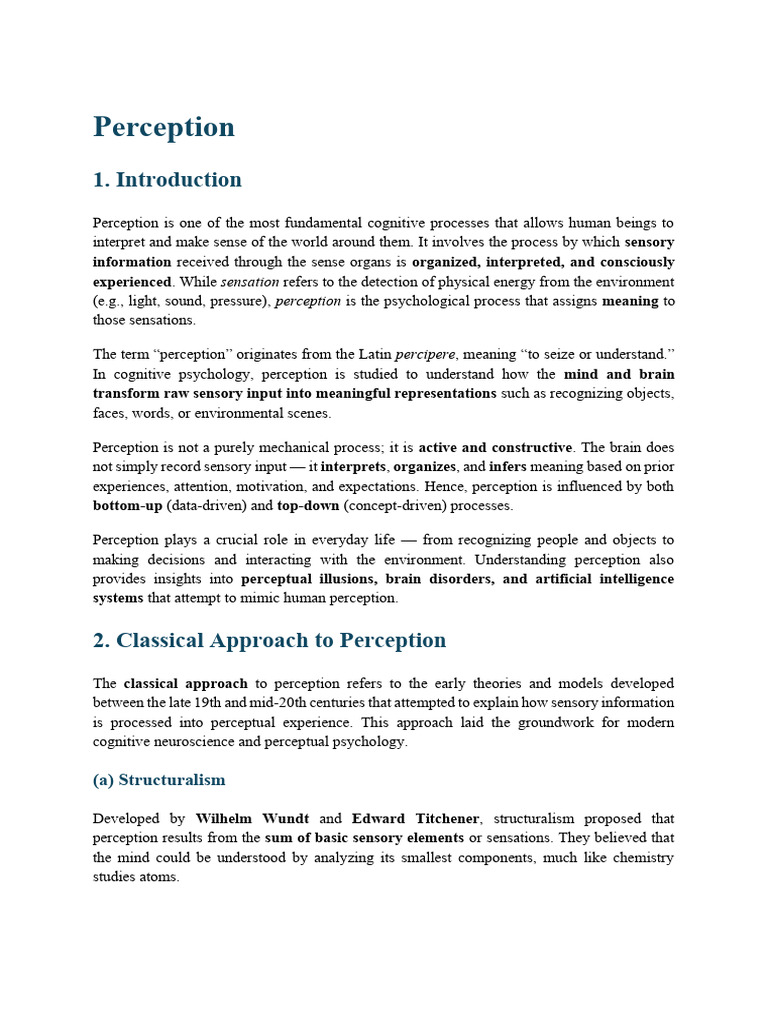 Document 9 | PDF | Perception | Auditory System