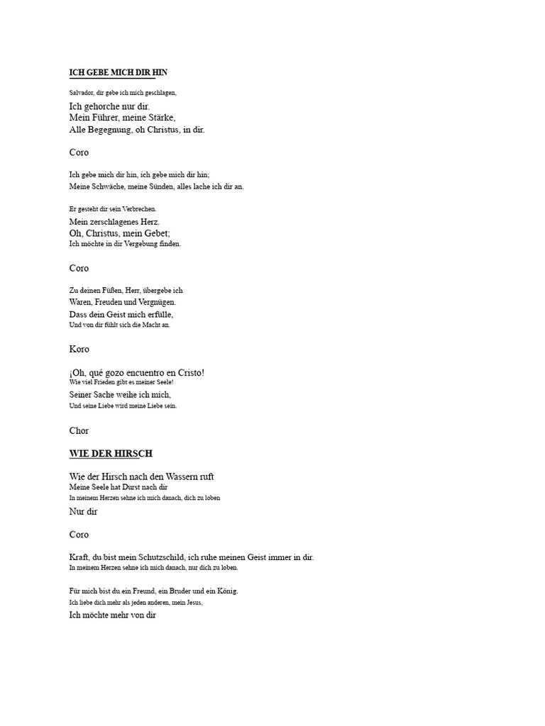 Hymnen Text | PDF
