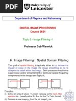 Department of Physics and Astronomy: Digital Image Processing Course 3624