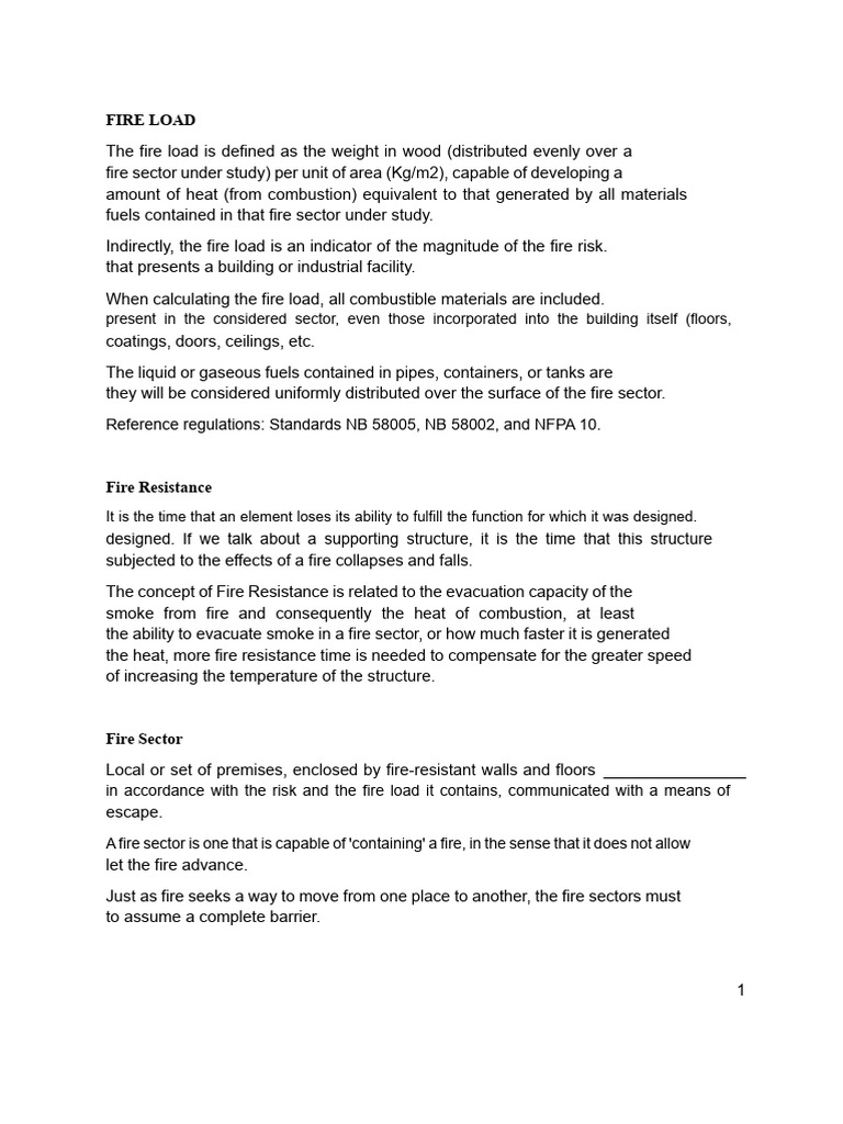 Understanding Fire Load Calculations | PDF | Calorie | Wood