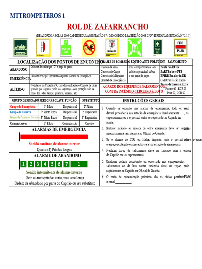 FORMULÁRIO 232 - Rol de Zafarranchos | PDF