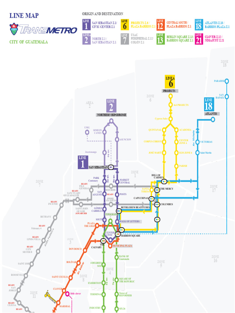 Transmetro Map | PDF