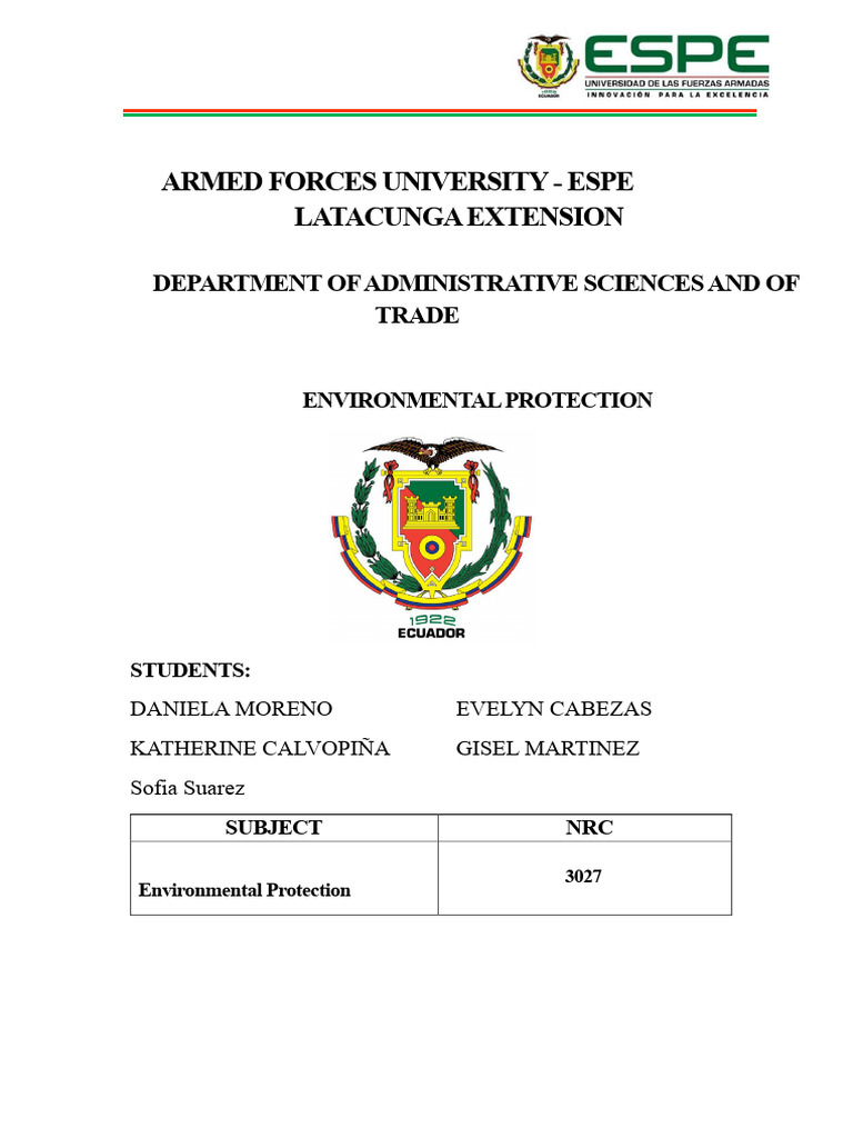 Reforestation Project in Latacunga | PDF | Trees | Nature