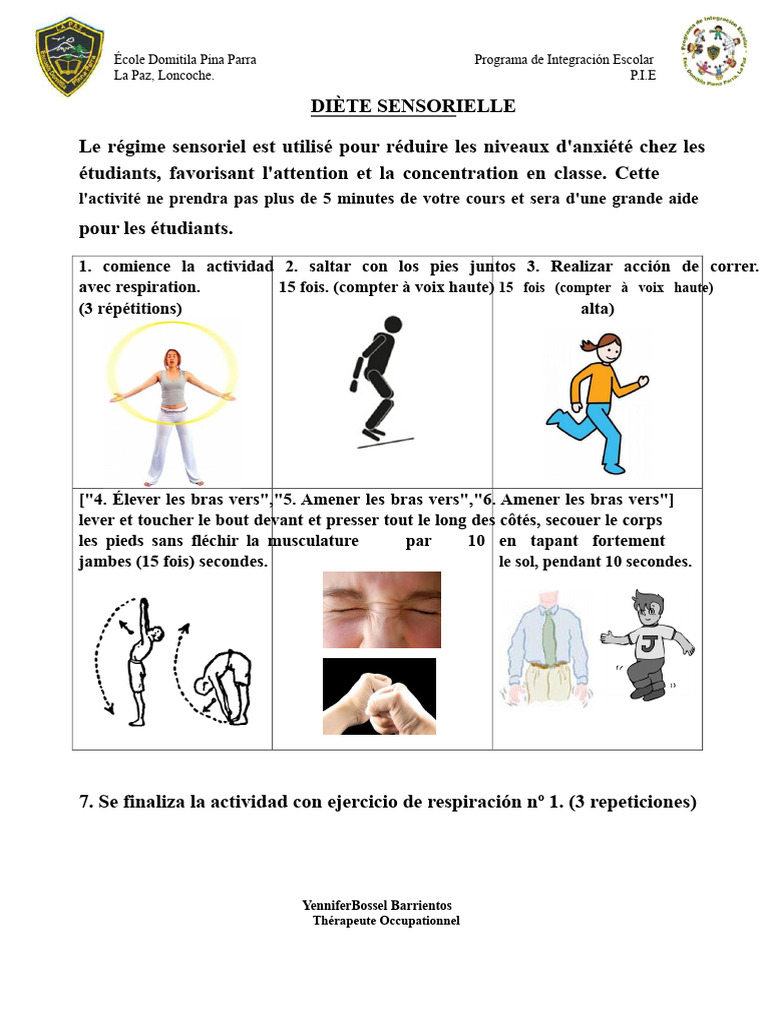 Stratégies sensorielles pour l'apprentissage | PDF
