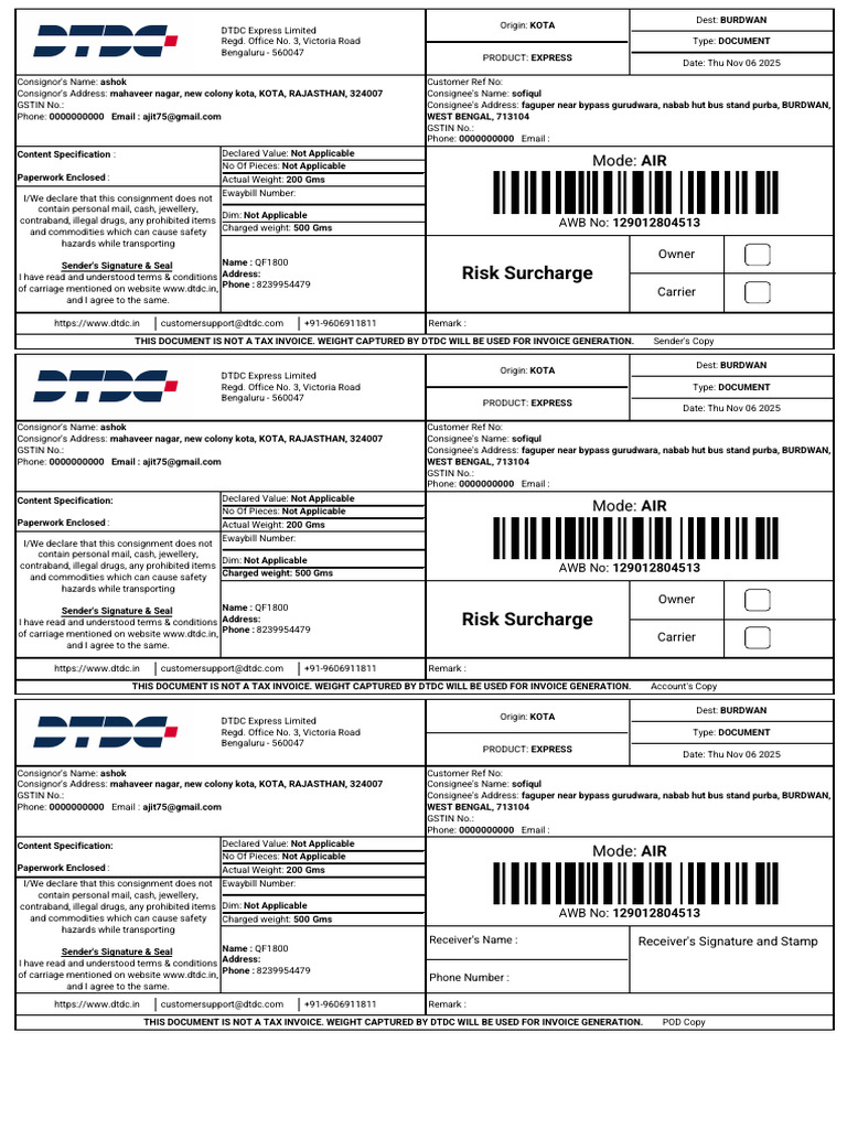 Print External Shipping Label | PDF | Mail