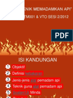 Slide Teknik Memadamkan API