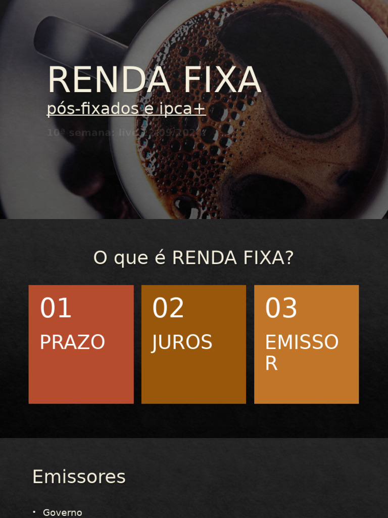 O Que é Renda Fixa - Pos Fixados e Ipca + | PDF
