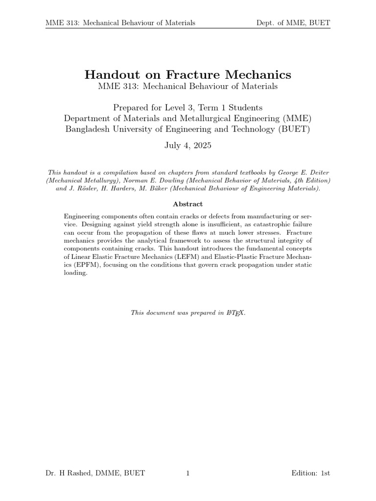 Fracture Part2 | PDF | Fracture | Fracture Mechanics
