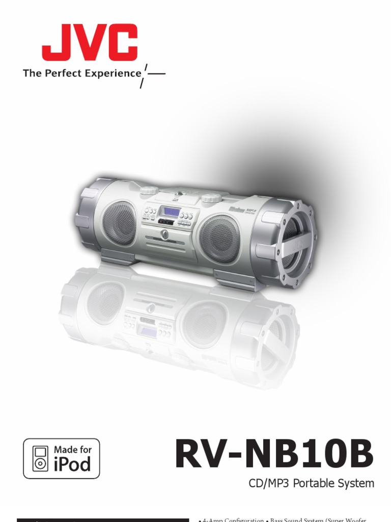 Jvc Rv-Nb100B Manuals : JVC BoomBlaster RV-NB100B Bedienungsanleitung ...