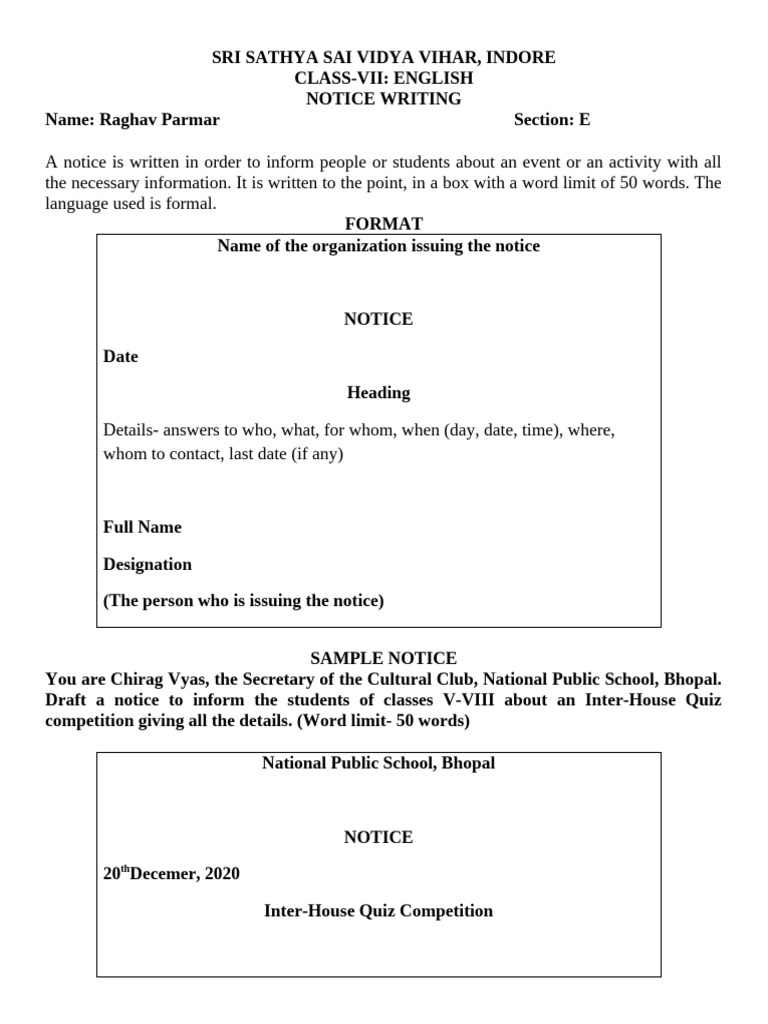 Notice | PDF