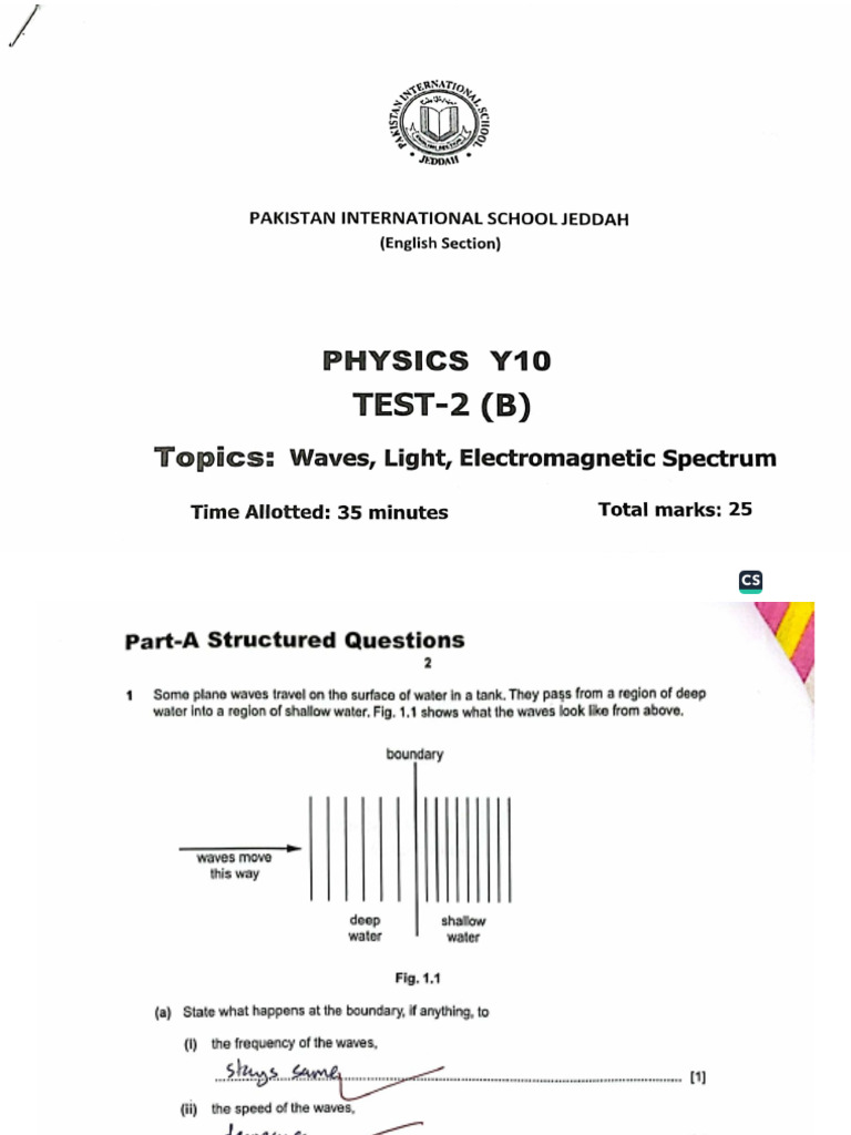 Physics Test 2 | PDF