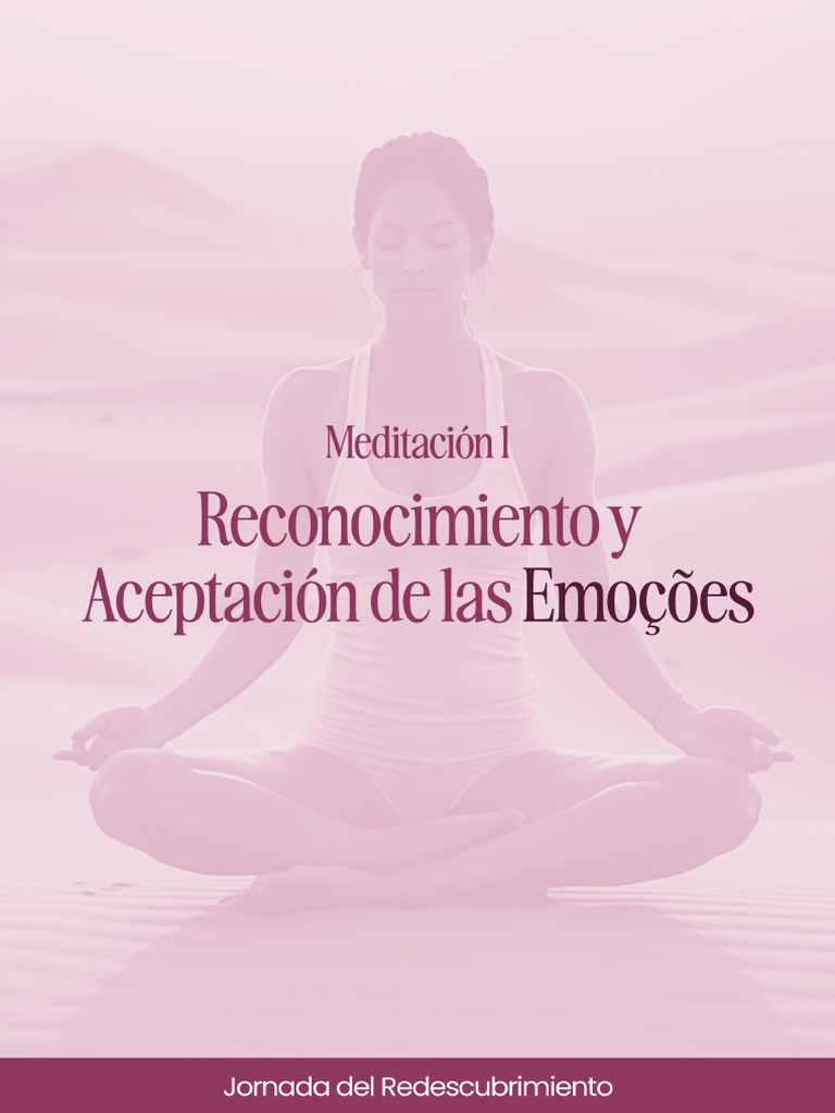 Reconocimiento y Aceptación de Las Emociones | PDF