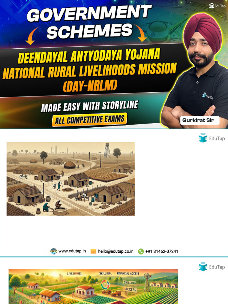 Overview of DAY-NRLM Government Scheme | PDF | Economies