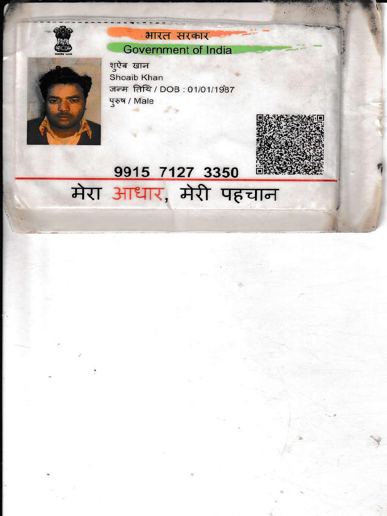 Unique Identification Document Details | PDF
