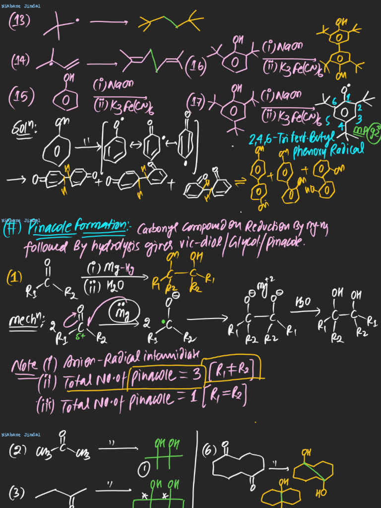 Carbon Free Radical - L-04 (Class Notes) NJ - 247 | PDF