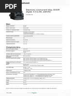 EOCRSS-30S Overcurrent Relay Manual | PDF | Relay | Alternating Current