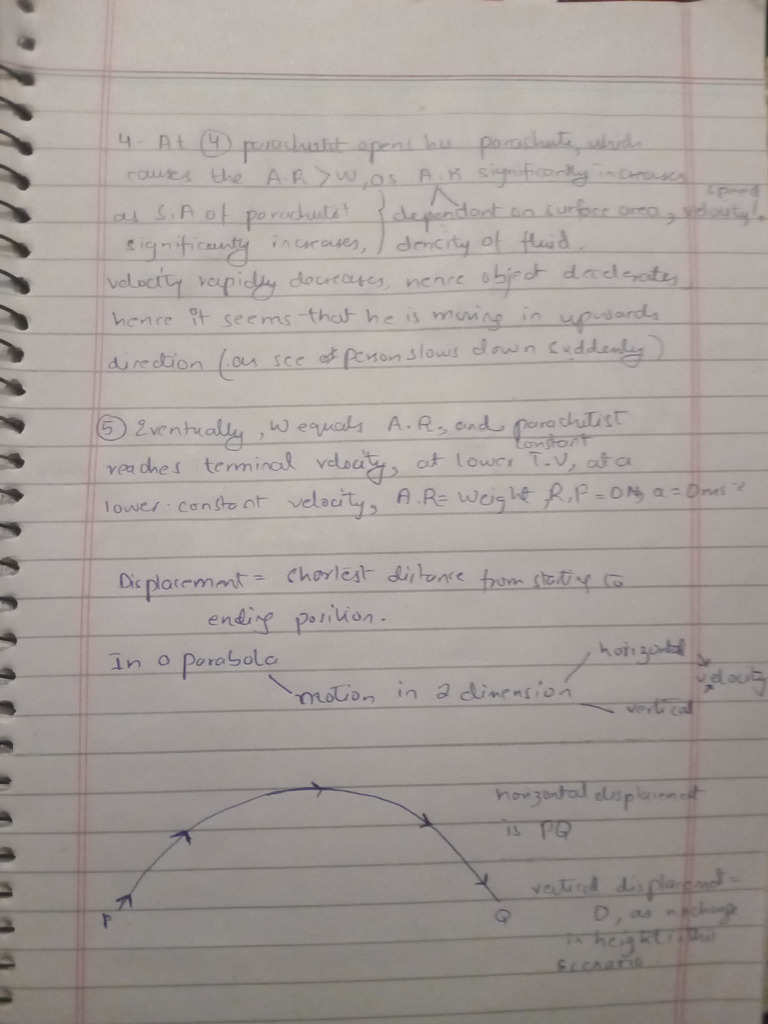 Parabolic Motion, Leap and Rebound Notes Complete | PDF