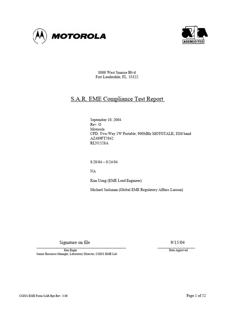 Test Report | PDF | Electronics | Radio
