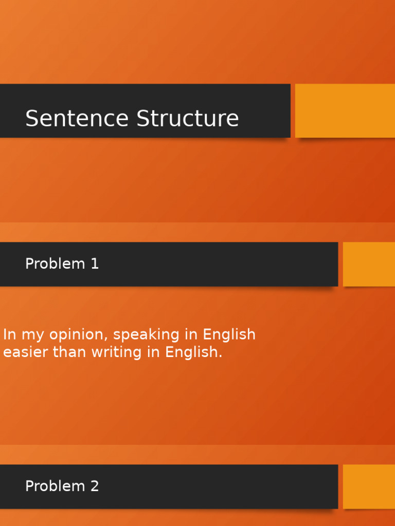 Common Sentence Structure Errors Explained | PDF | Syntax | Linguistics