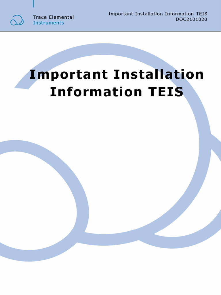 TEIS Installation Guide and Requirements | PDF | Microsoft Windows ...