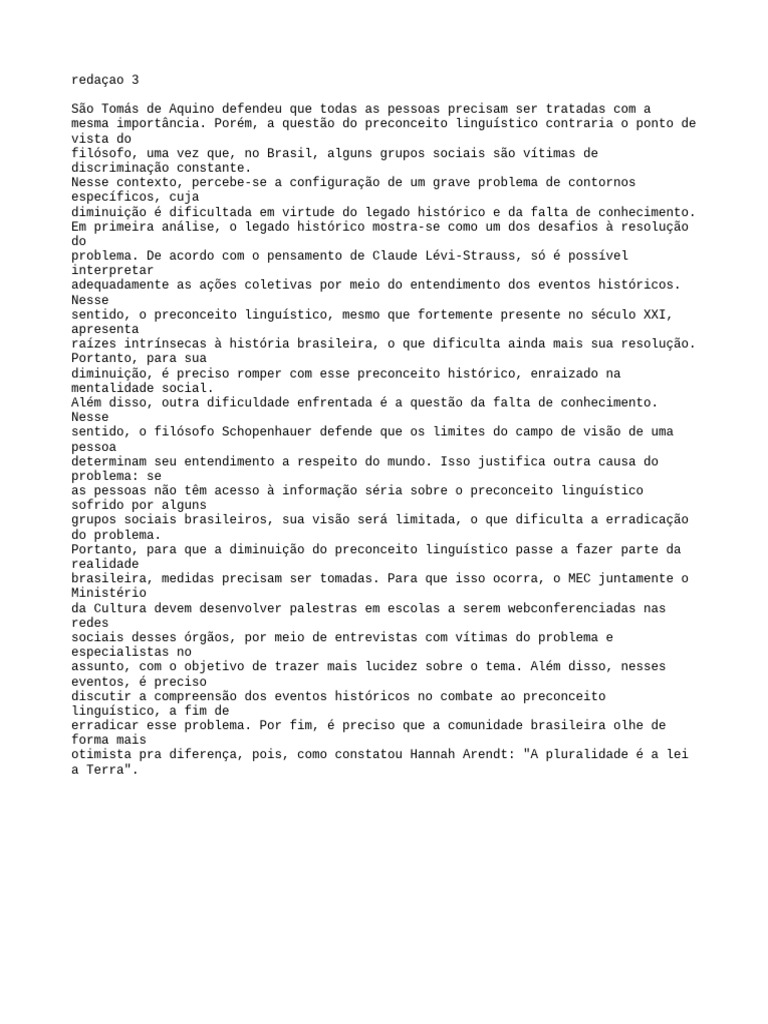 Combate ao Preconceito Linguístico no Brasil | PDF