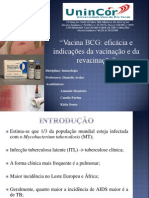 Vacina BCG eficácia e indicações