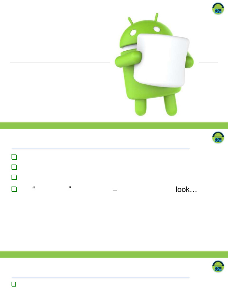 Android App Design & Components Guide | PDF | Android (Operating System ...