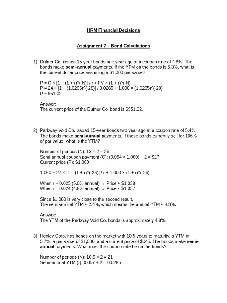 Assignment 7 | PDF