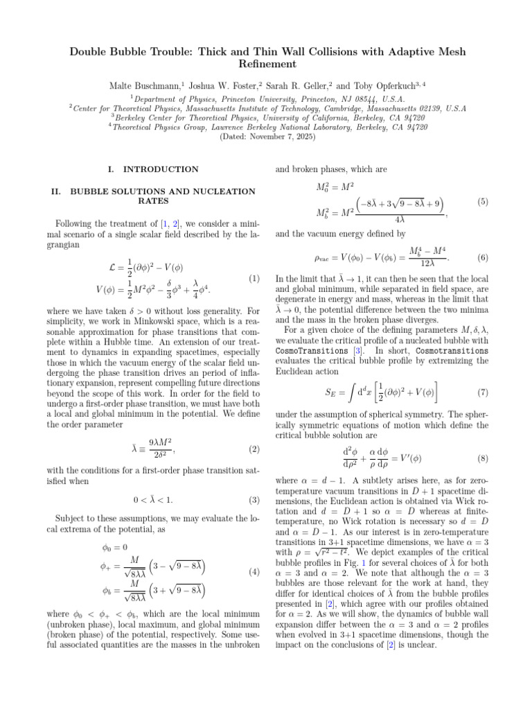 Bubble Dynamics in Phase Transitions | PDF | Phase Transition | Physics