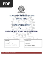Download Bluetooth Network Security Seminar Report by Ravindra Mathanker SN94671079 doc pdf