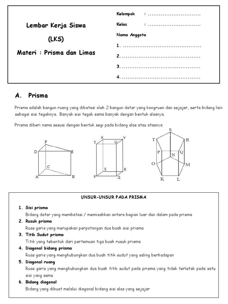 Lks Prisma Dan Limas