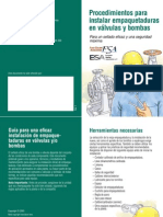 Fsaesa Packings Installation Flyer Espanol