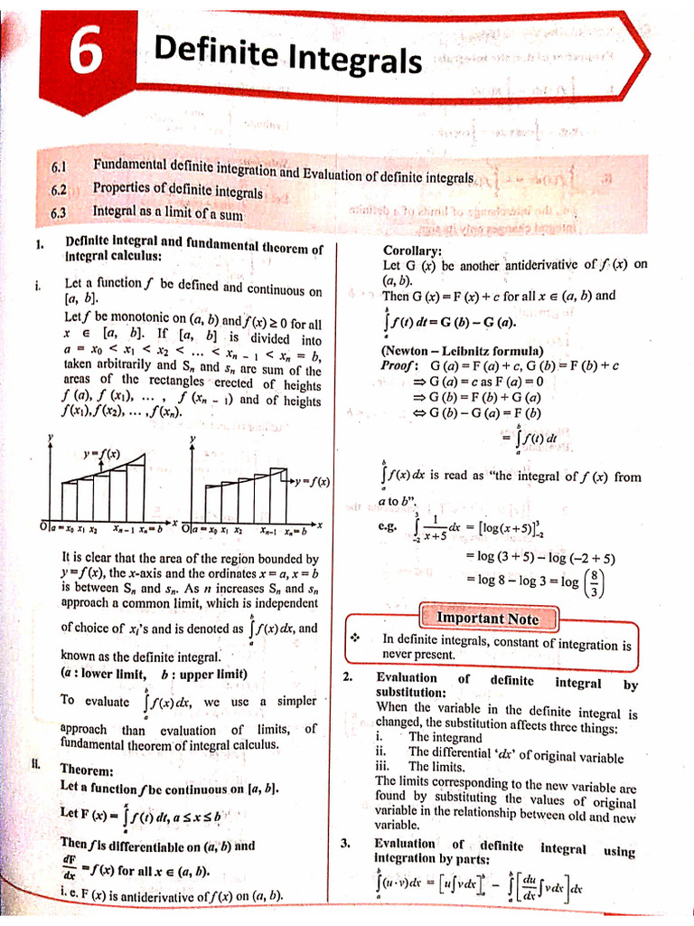 Definite Integration (25-26) | PDF