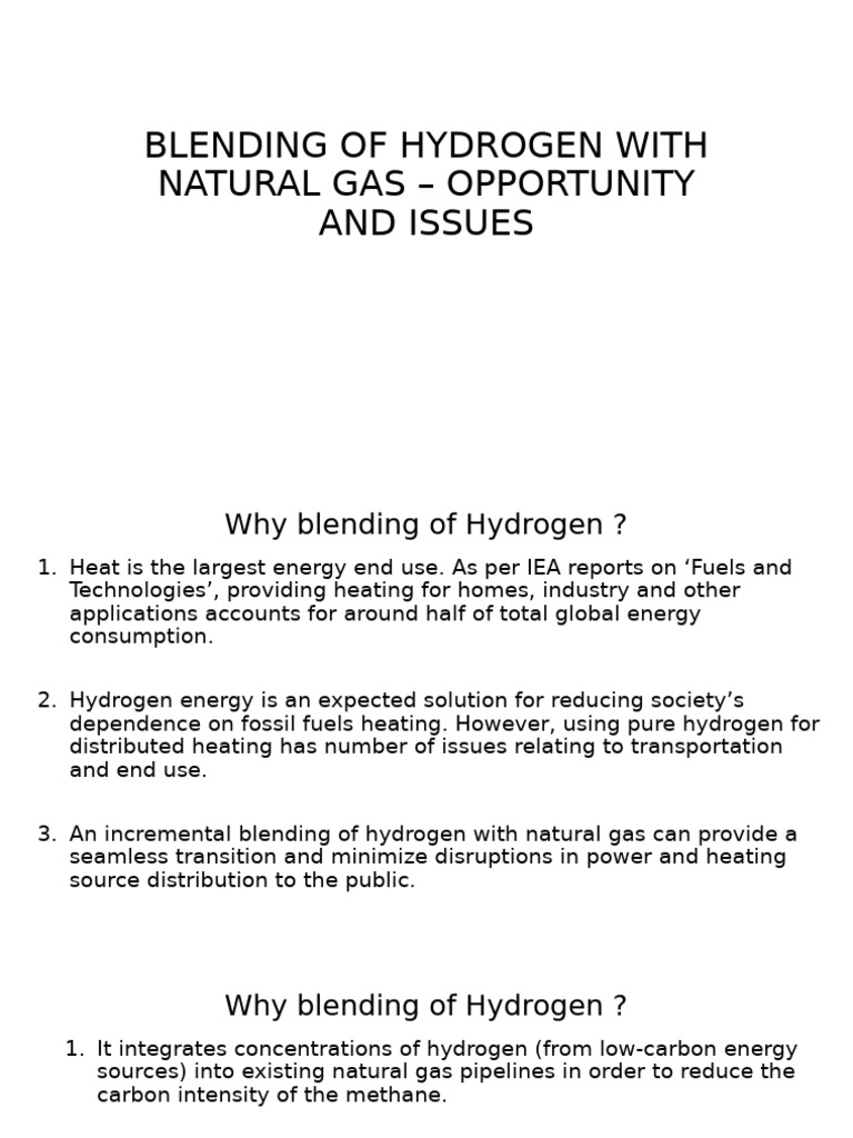 Hydrogen-Natural Gas Blending Insights | PDF | Combustion | Natural Gas