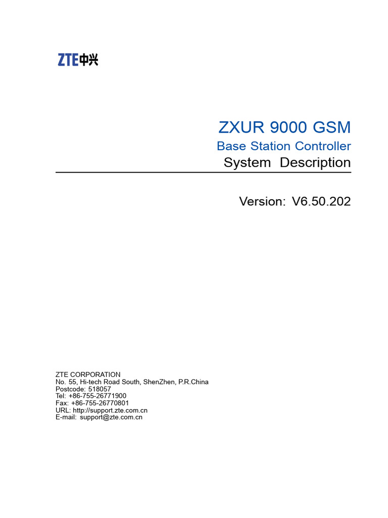 SJ-20140527134643-002-ZXUR 9000 GSM (V6.50.202) System Description ...