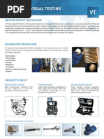 Overview Catalogue of Products and Services for Vt