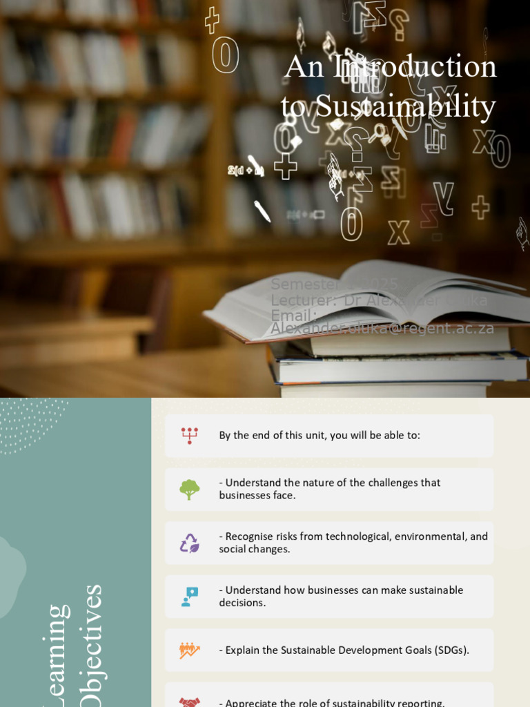 Introduction to Business Sustainability | PDF | Sustainability ...