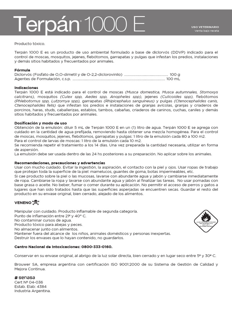 Terpán 1000 E 959 05D | PDF | Agua