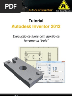 Prof. Daniel Severino Tutorial Inventor Comando Hole