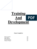 Training++Development Thesis