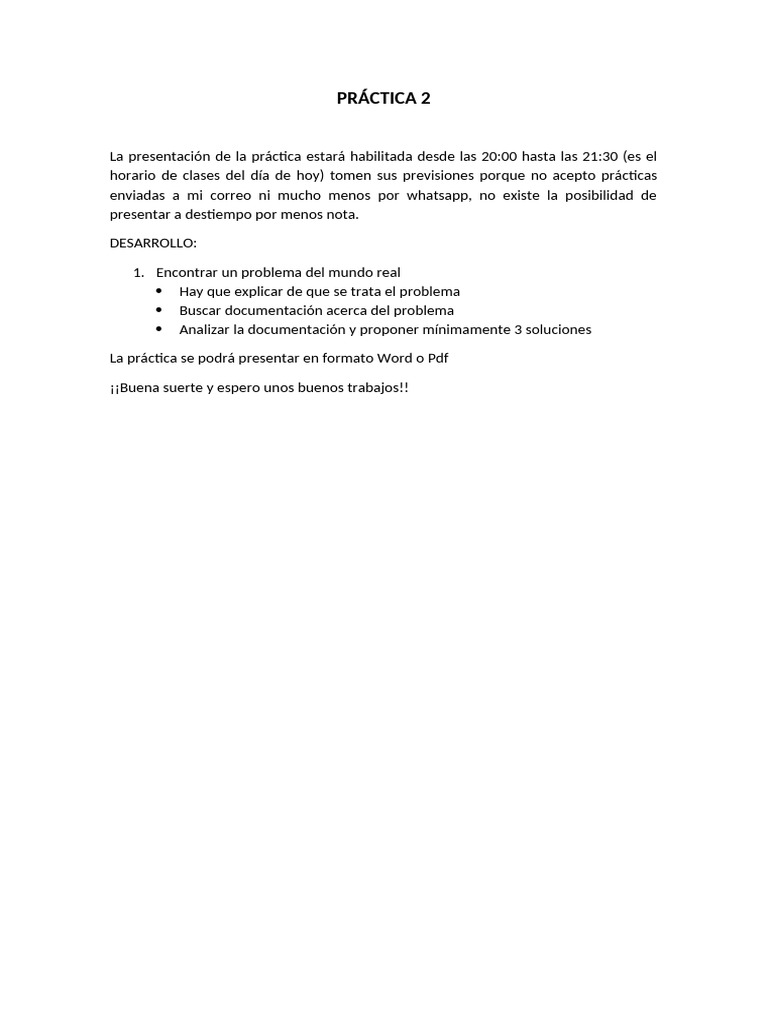 Practica 2 | PDF