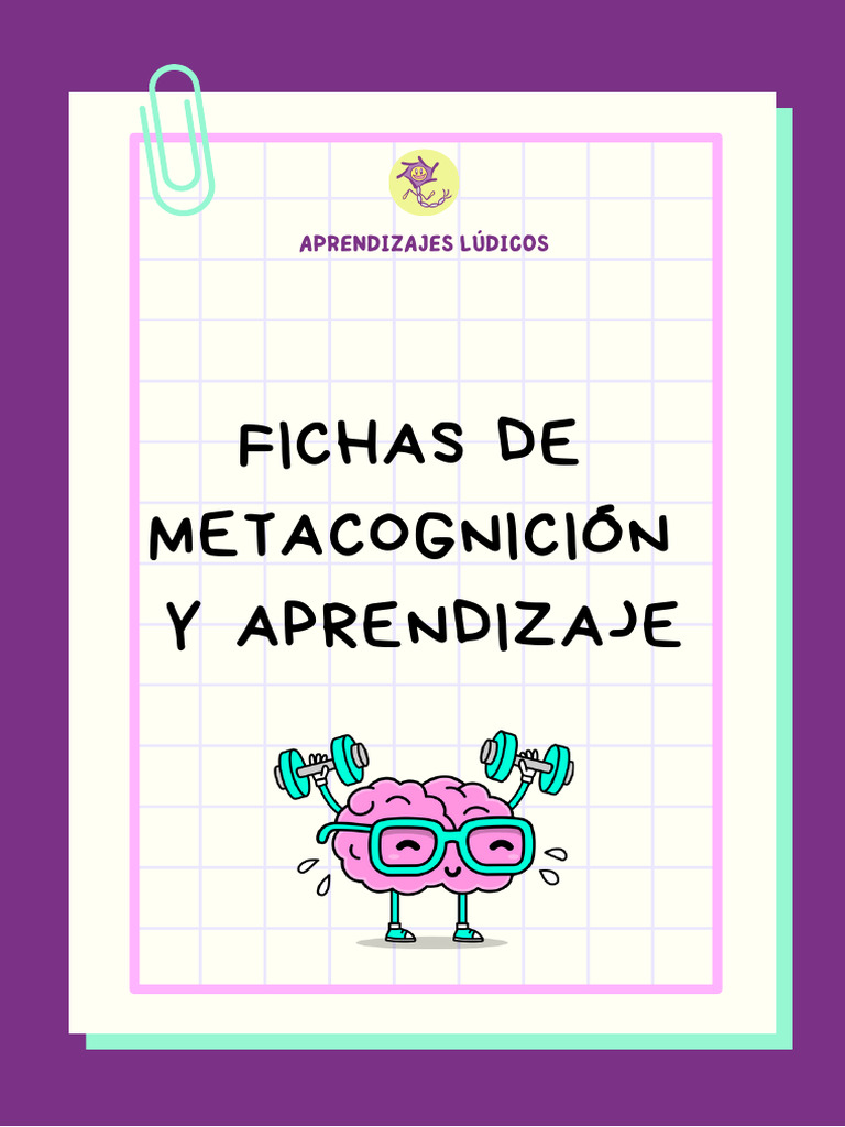 Fichas de Metacognición y Aprendizaje | PDF | Cognición