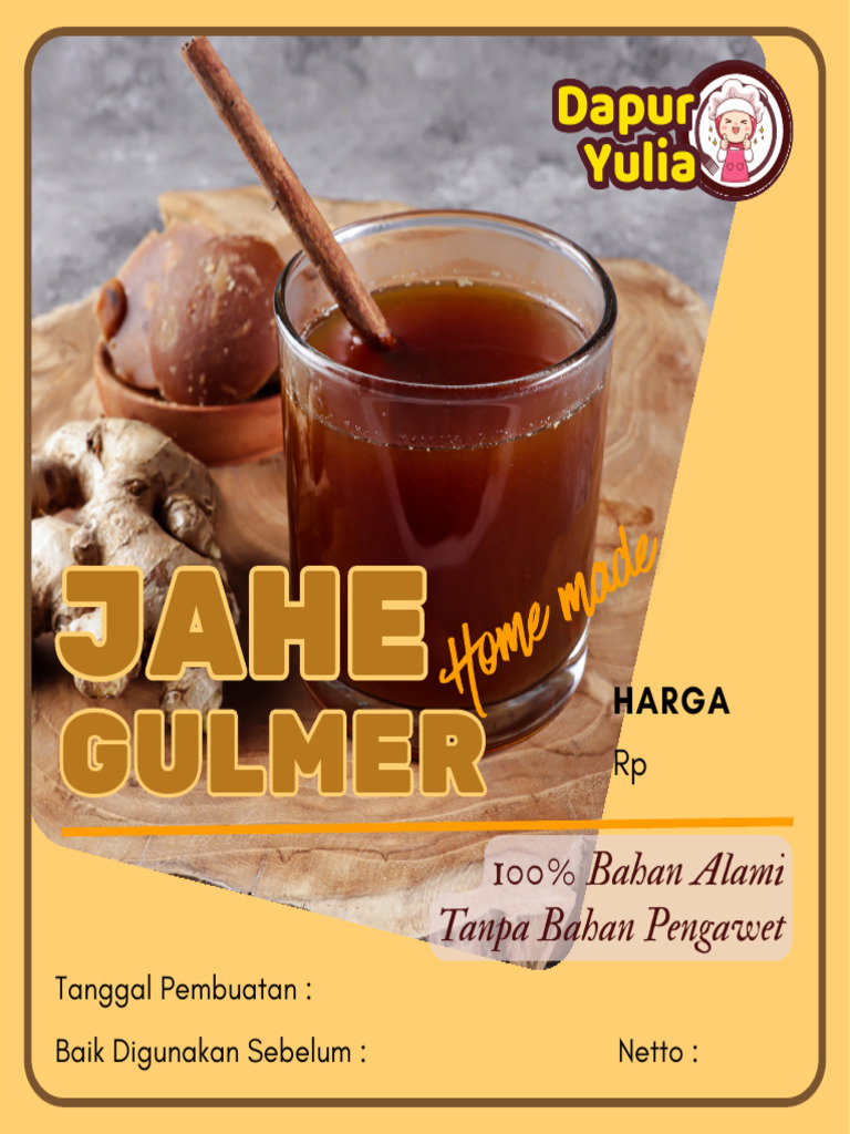 Stiker Jahe Gulmer 9 X 10 | PDF