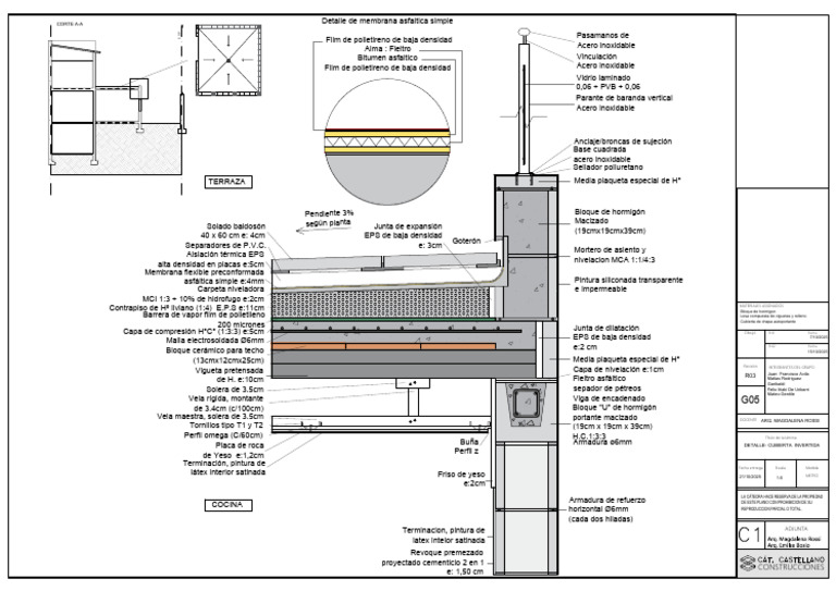 Detalle 3b-Cubierta Invertida | PDF | Ingeniería estructural ...