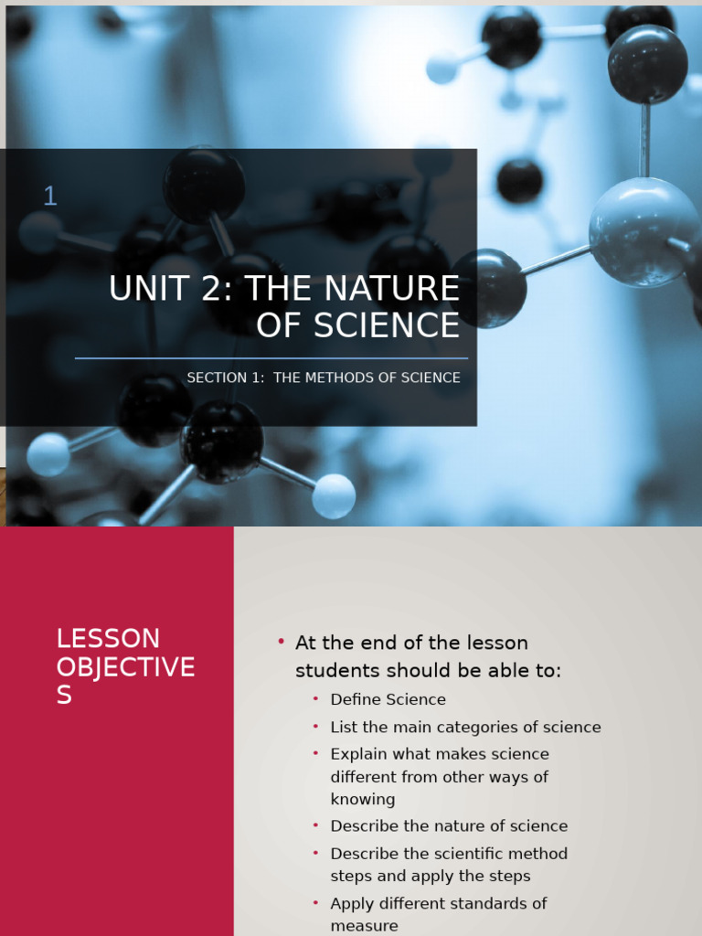 Unit 2 The Nature of Science | PDF | Science | Scientific Method