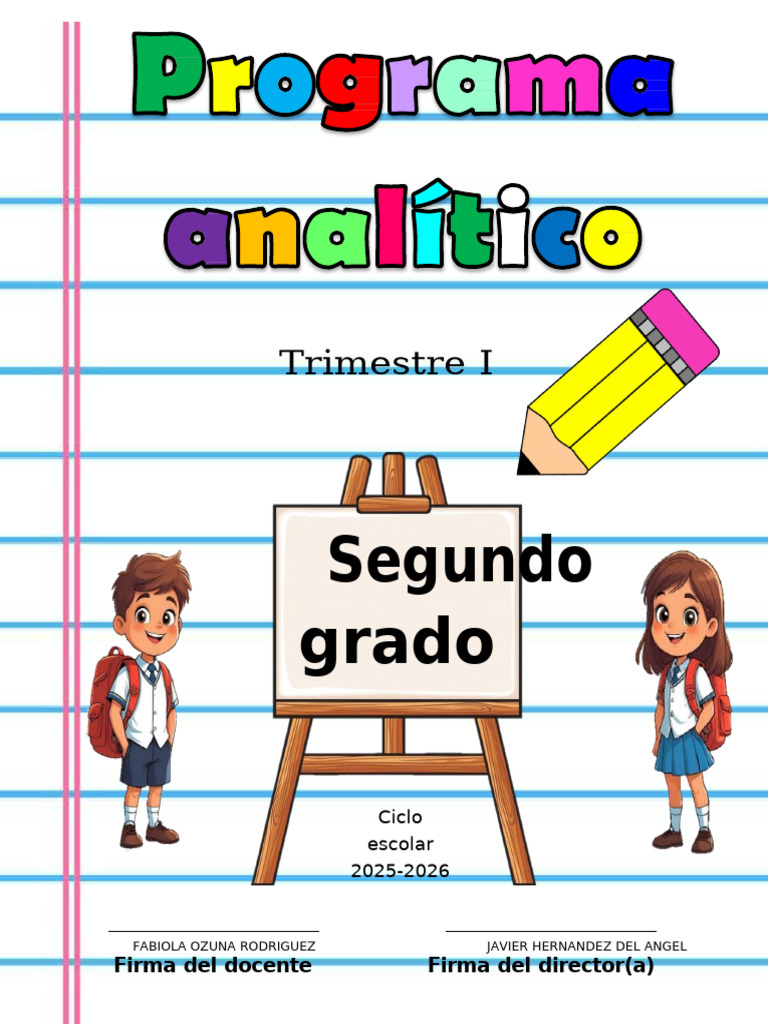 Diagnóstico Académico Segundo Grado 2025-2026 | PDF | Aprendizaje ...