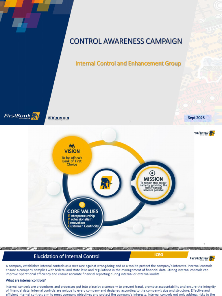 Internal Controls: Enhancing Financial Integrity | PDF | Internal ...