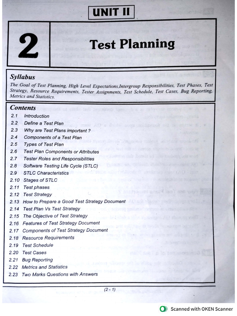 Software Testing and Automation Unit 2 | PDF